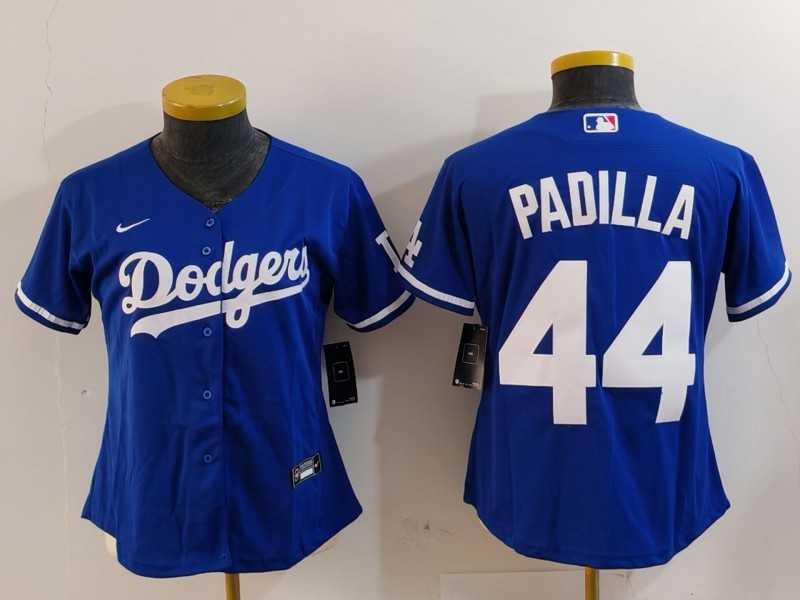 Youth Los Angeles Dodgers #44 Vicente Padilla Blue Cool Base Stitched Jersey